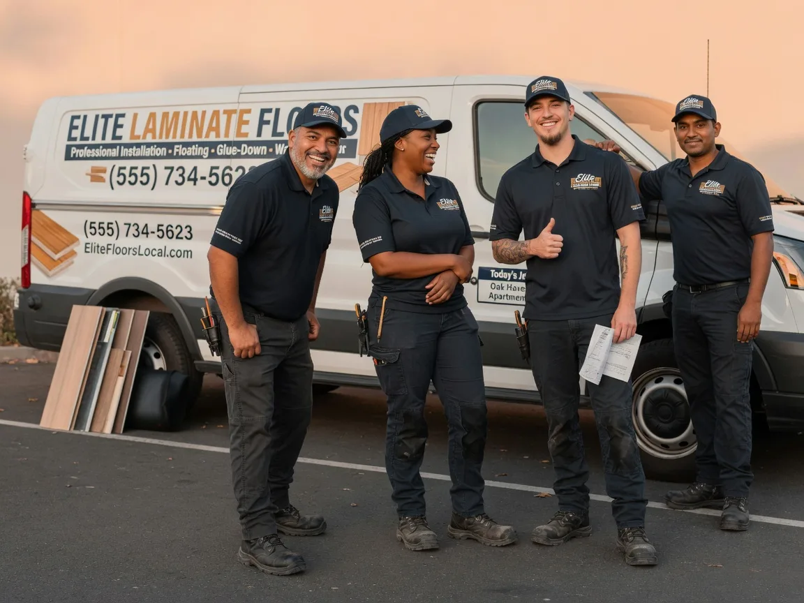 Laminate flooring installation company in Ruso, ND